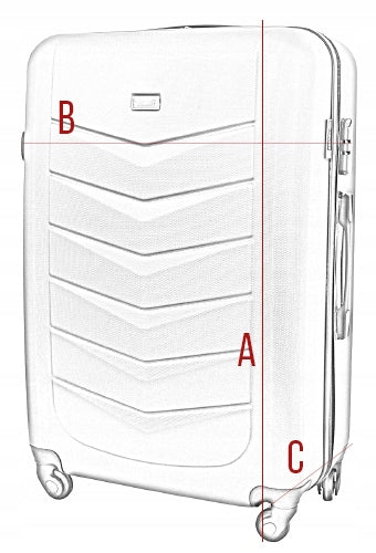 SET OF SUITCASES 2in1 CABIN SUITCASE ON WHEELS + CASE GRAVITT 602 Brand Gravitt
