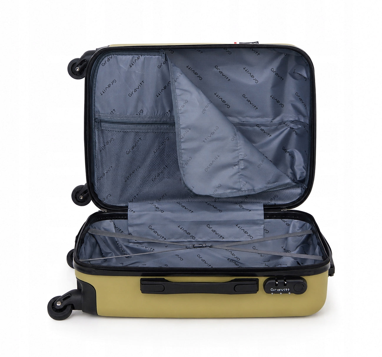 SET OF SUITCASES 2in1 CABIN SUITCASE ON WHEELS + CASE GRAVITT 602 Manufacturer code 602/MK/MIX