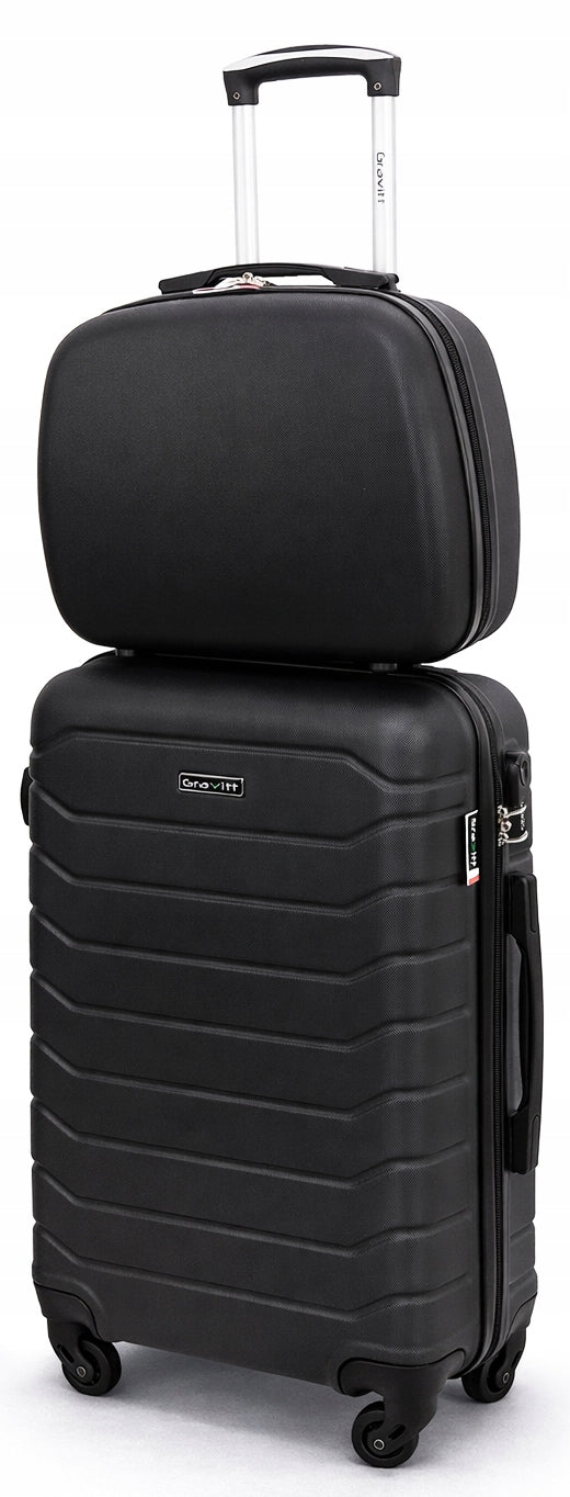 SET OF SUITCASES 2in1 TRAVEL SUITCASE ON WHEELS + CHEST GRAVITT 931 Brand Gravitt