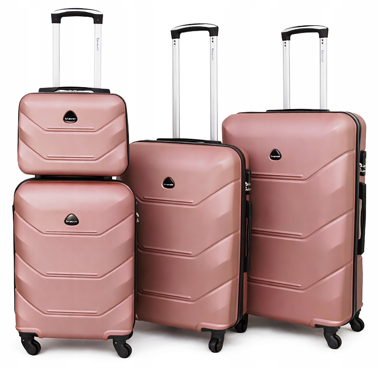 SET OF SUITCASES 4in1 TRAVEL SUITCASE ON WHEELS GRAVITT 955