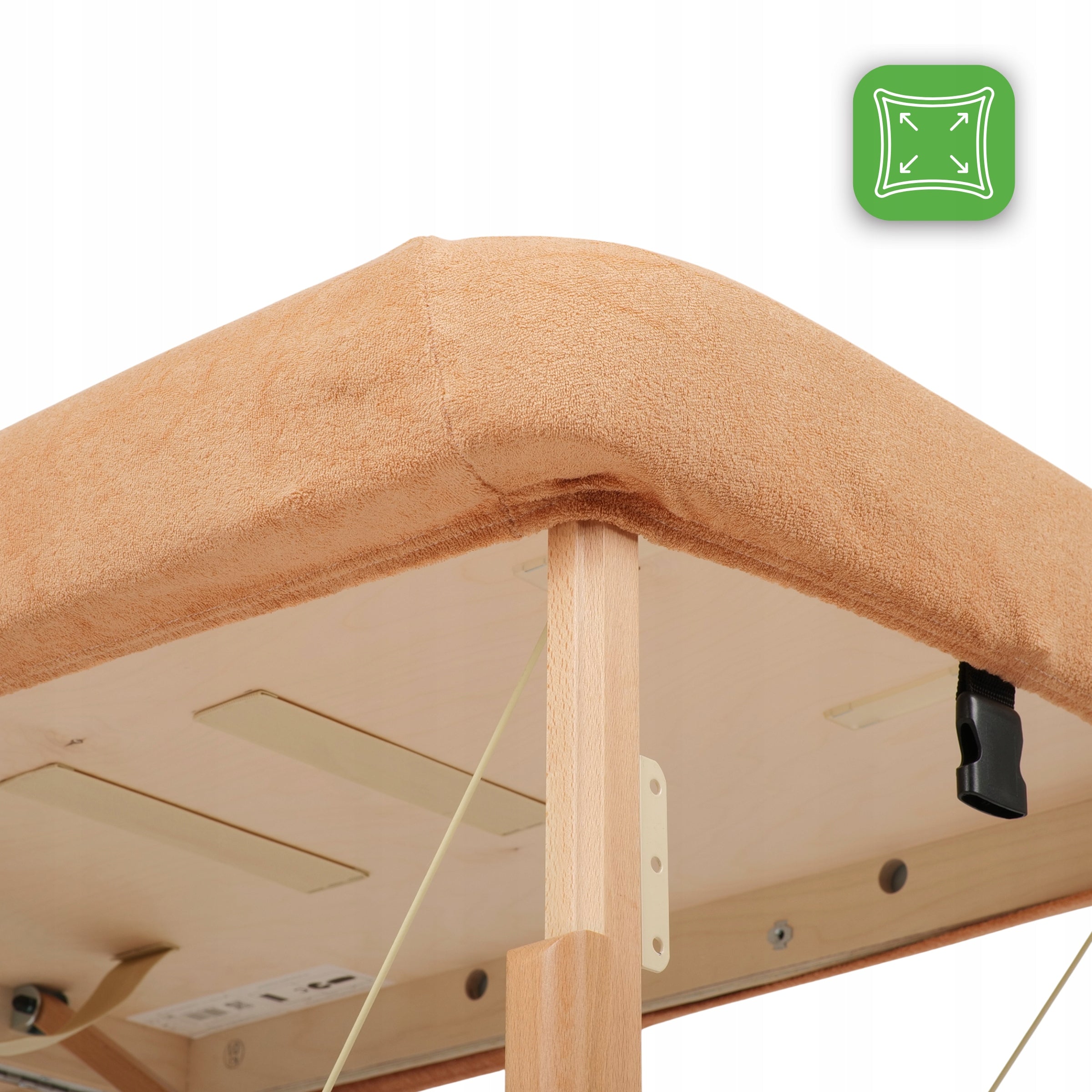 SET OF TERRY BEIGE FOR MASSAGE TABLE 70x185 SHEET + HEADREST Kind folding table