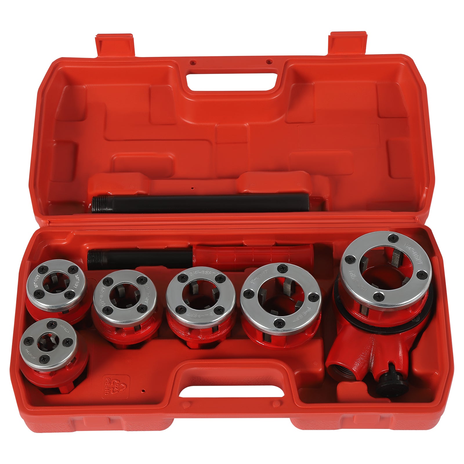 SET OF THREADERS FOR PIPES THREADING WITH DIES 6 PCS