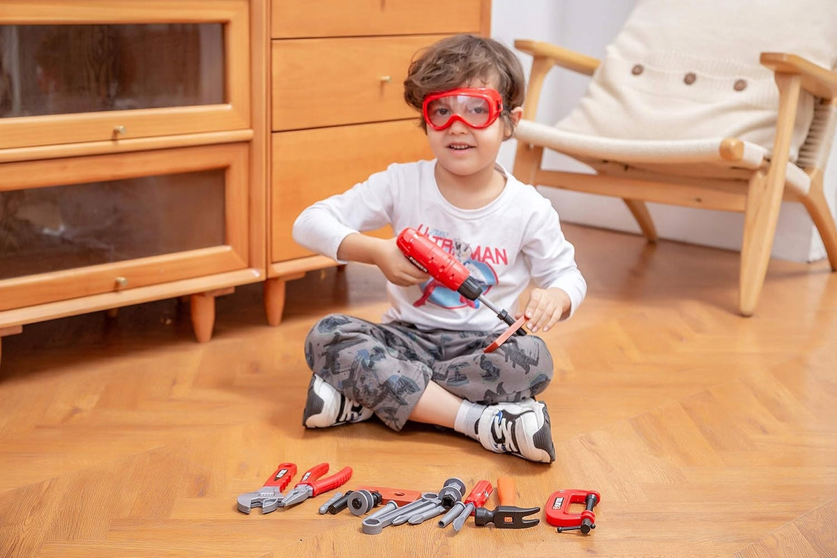 SET OF TOOLS FOR CHILDREN CONSTRUCTION TOOLS WITH SUITCASE GIFT 19 ELEMENT Brand no brand