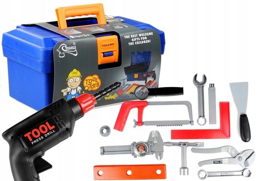 SET OF TOOLS FOR CHILDREN DIY BOX SCREWDRIVER KEYS 31 EL.
