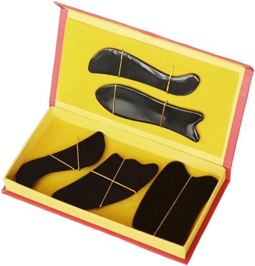 SET OF TOOLS GAUSZA ROG BUFFALO 5 PIECES ACUPUNCTURE MASSAGE