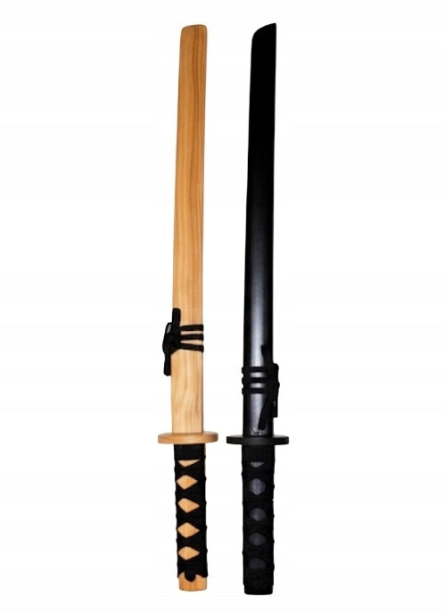SET OF TWO KATANA WOODEN SWORD