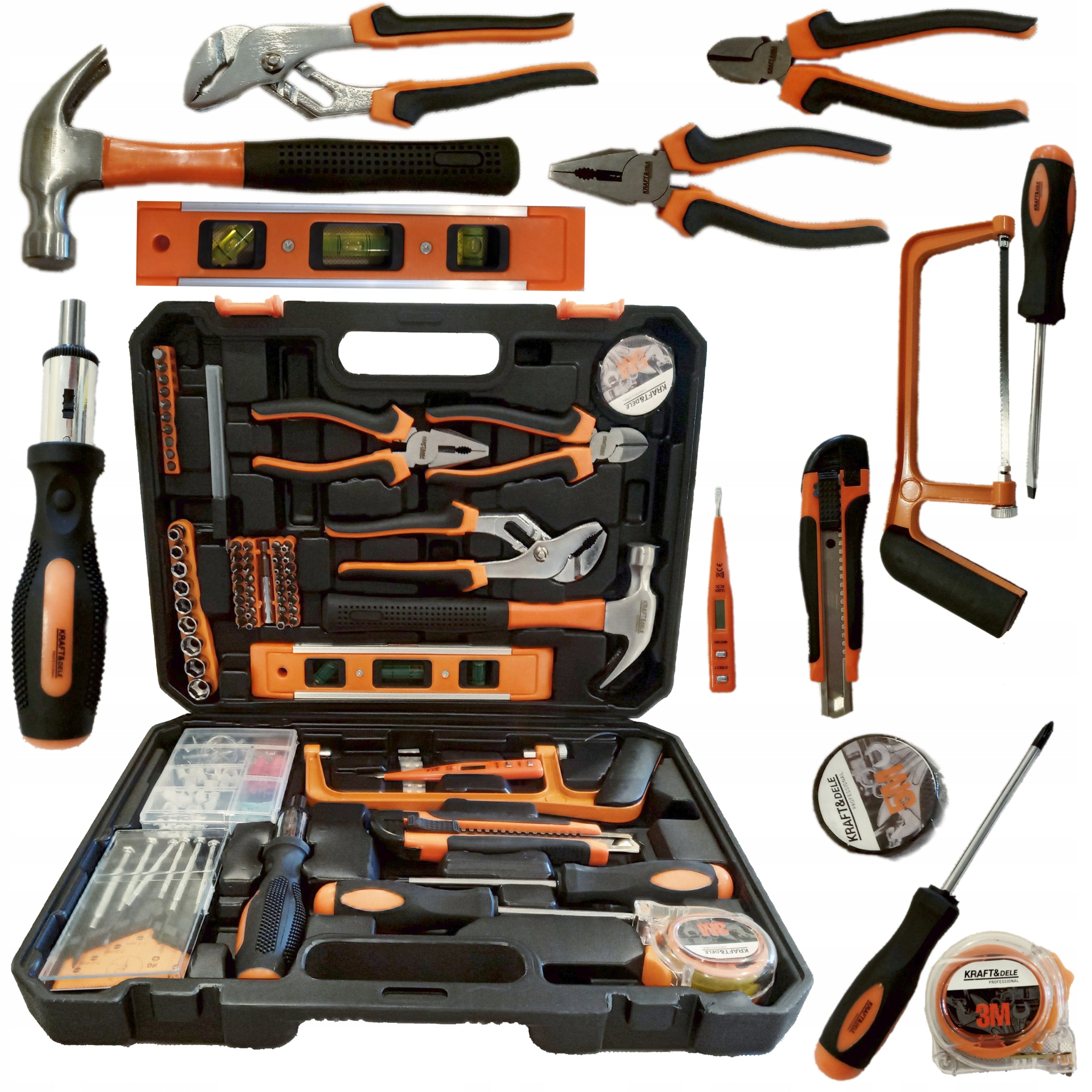 SET OF WRENCH TOOLS TOOL CASE WRENCHES BITS SCREWDRIVERS 180EL 10838 Manufacturer code kd10838