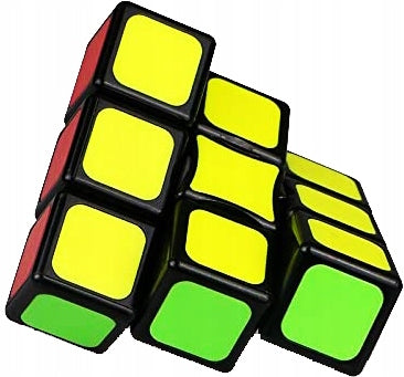 SET ORIGINAL CUBE 1x3x3 BLACK SPEED PUZZLE EDUCATIONAL TOY Manufacturer code Gra logiczna układanka szybka Dla dzieci Cube