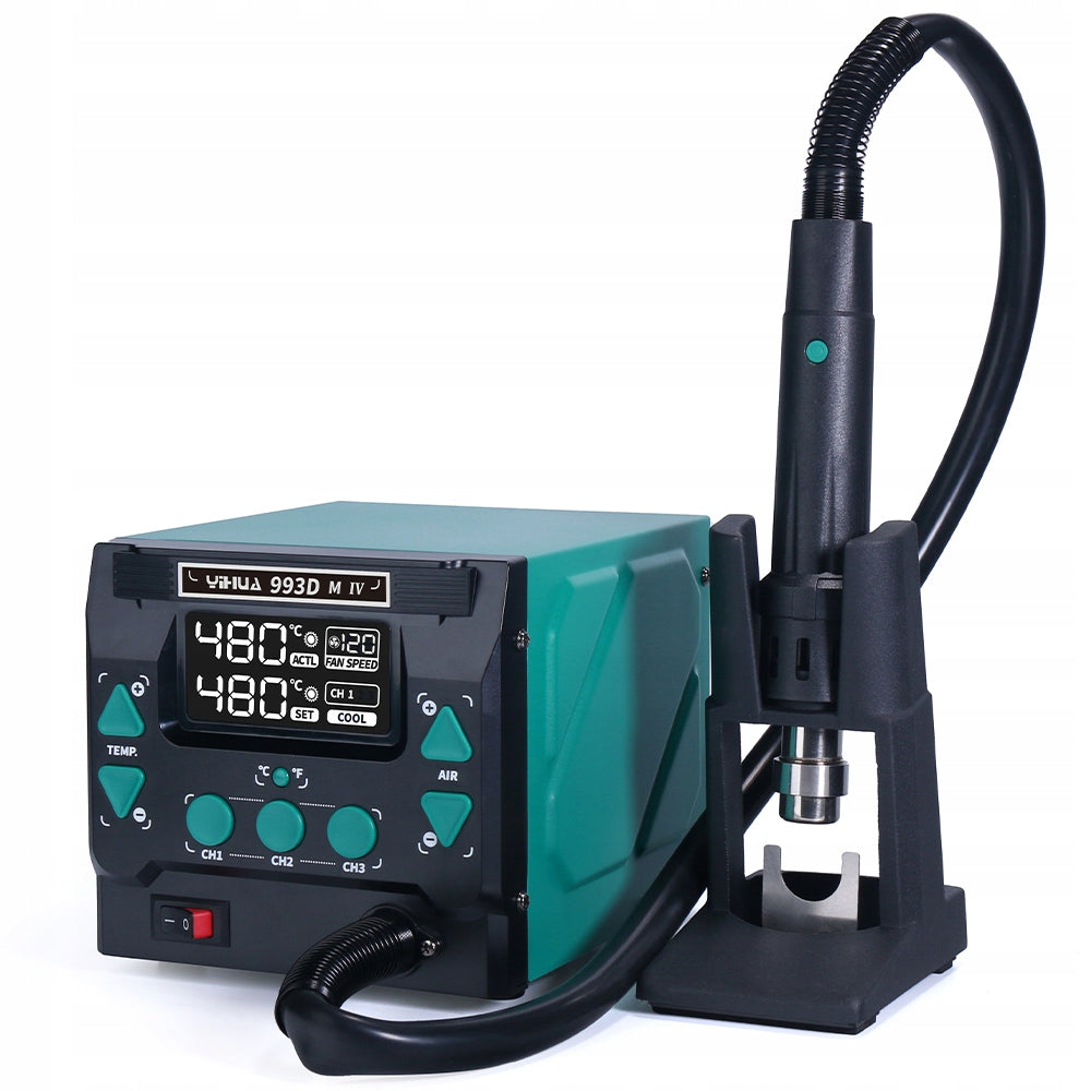 SET PLASTIC WELDING MACHINE YIHUA 993DM-4 1000W XL- BINDER ABS PP T2X EPDM Brand Reball
