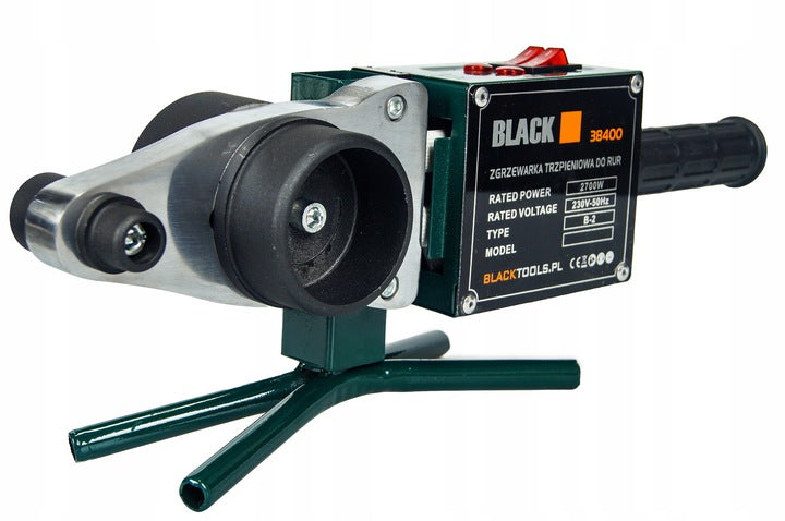 SET PP PVC PIPE WELDING MACHINE + 7 DIES 16-63mm SHEARS SUITCASE BLACK Manufacturer code 38400
