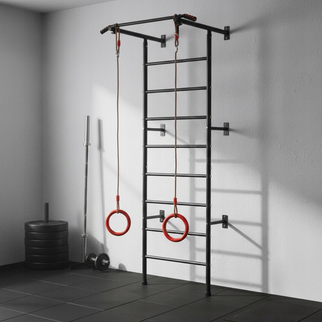 SET PULL-UP BAR LADDER EXERCISE CHILDREN AND ADULTS ACCESSORIES Packaging status original