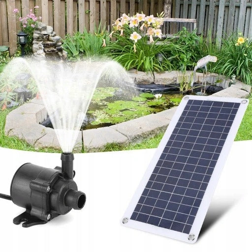 SET SOLAR WATER PUMP ADJUSTABLE 50W 800L/H 12V