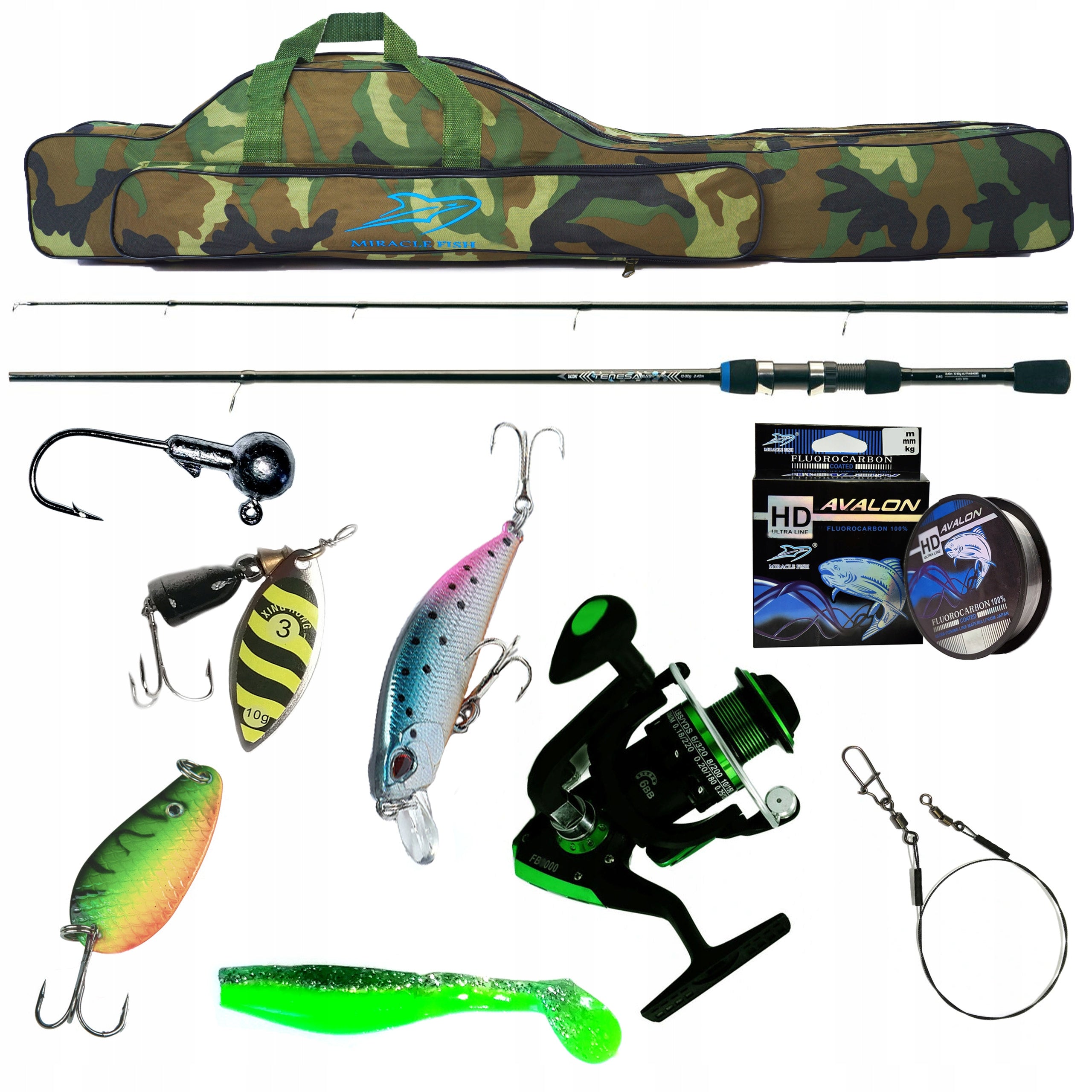 SET SPINING XT REEL FB PIKE COVER