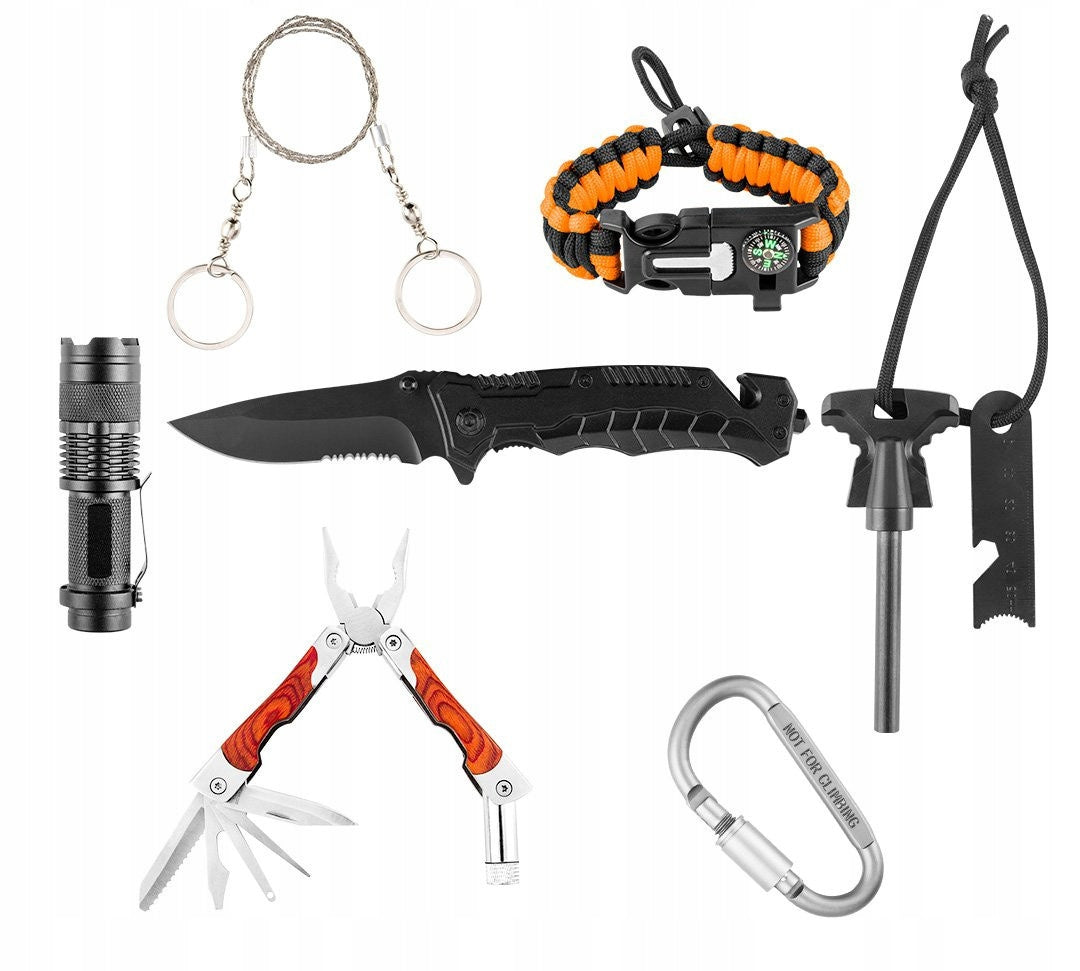 SET SURVIVAL MILITARY TACTICAL KNIFE Multitool Manufacturer code 63-154
