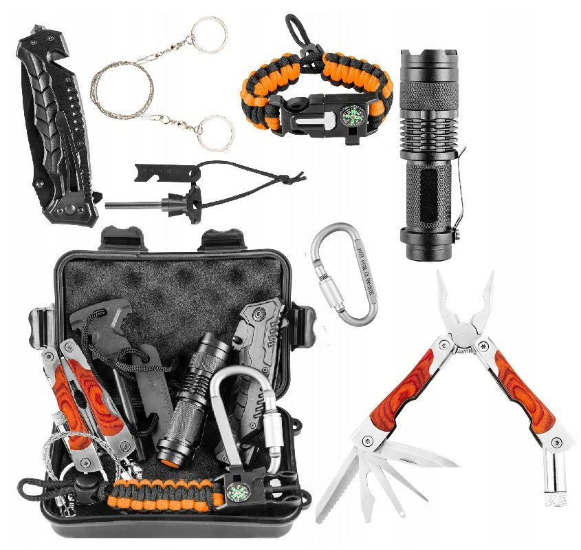 SET SURVIVAL MILITARY TACTICAL KNIFE Multitool