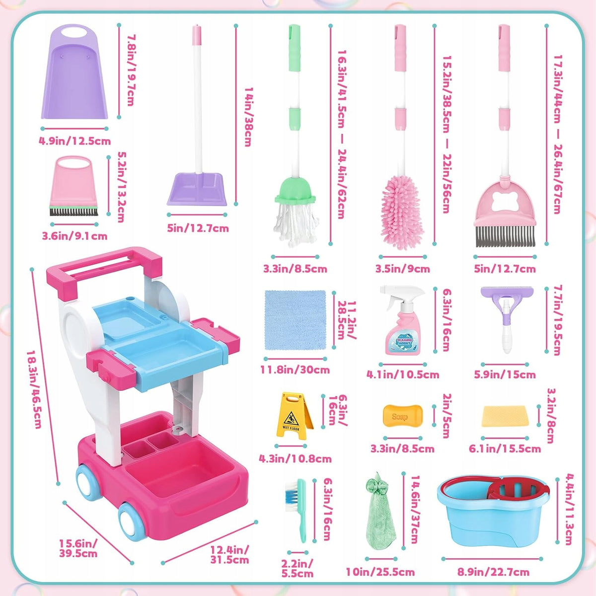 SET TO HELP LEARN HOW TO CLEAN A CHILD STROLLER AKCESORIA 17EL. GIFT Brand no brand