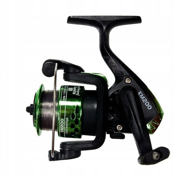 SET for Float Fishing Rod JAXON + Reel HOOKS Brand Jaxon