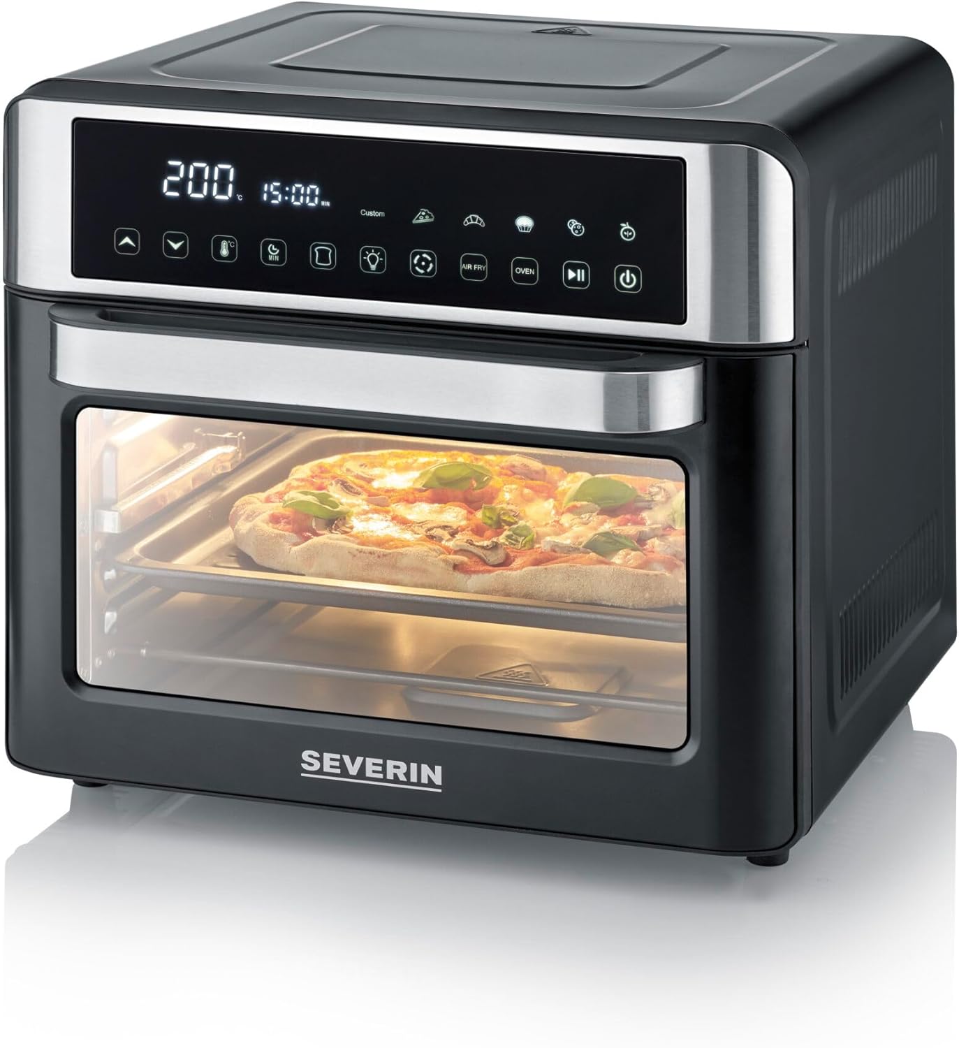 SEVERIN 9579 2 in 1 Toaster & Hot Air Fryer, Air Fryer, 25
