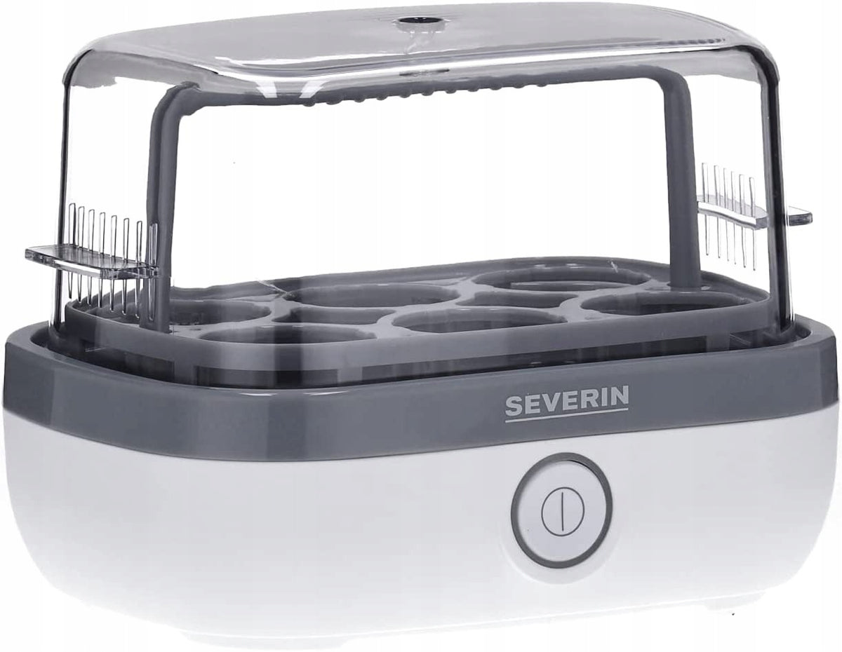 SEVERIN EK 3164 electric egg cooker for 6 eggs, egg cooker Dominant color white