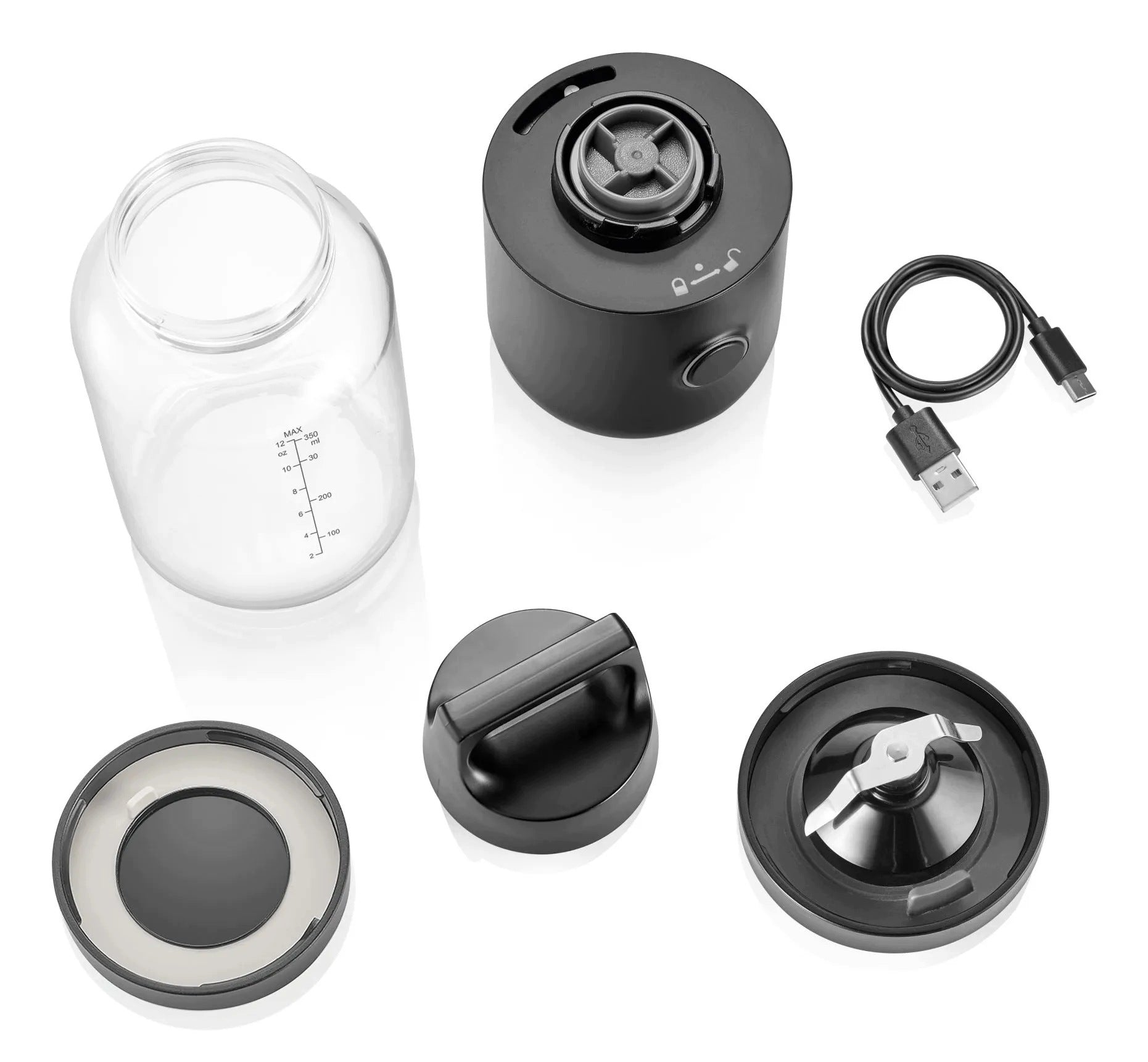 SEVERIN SM 3744 cordless blender smoothie USB-C 350ml crushes ice Manufacturer code SM3744