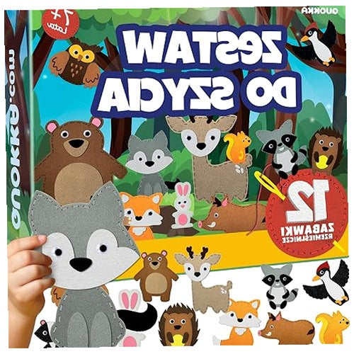 SEWING KIT FOR KIDS 7 8 YEARS FELT TOYS 12PCS DIY plastic