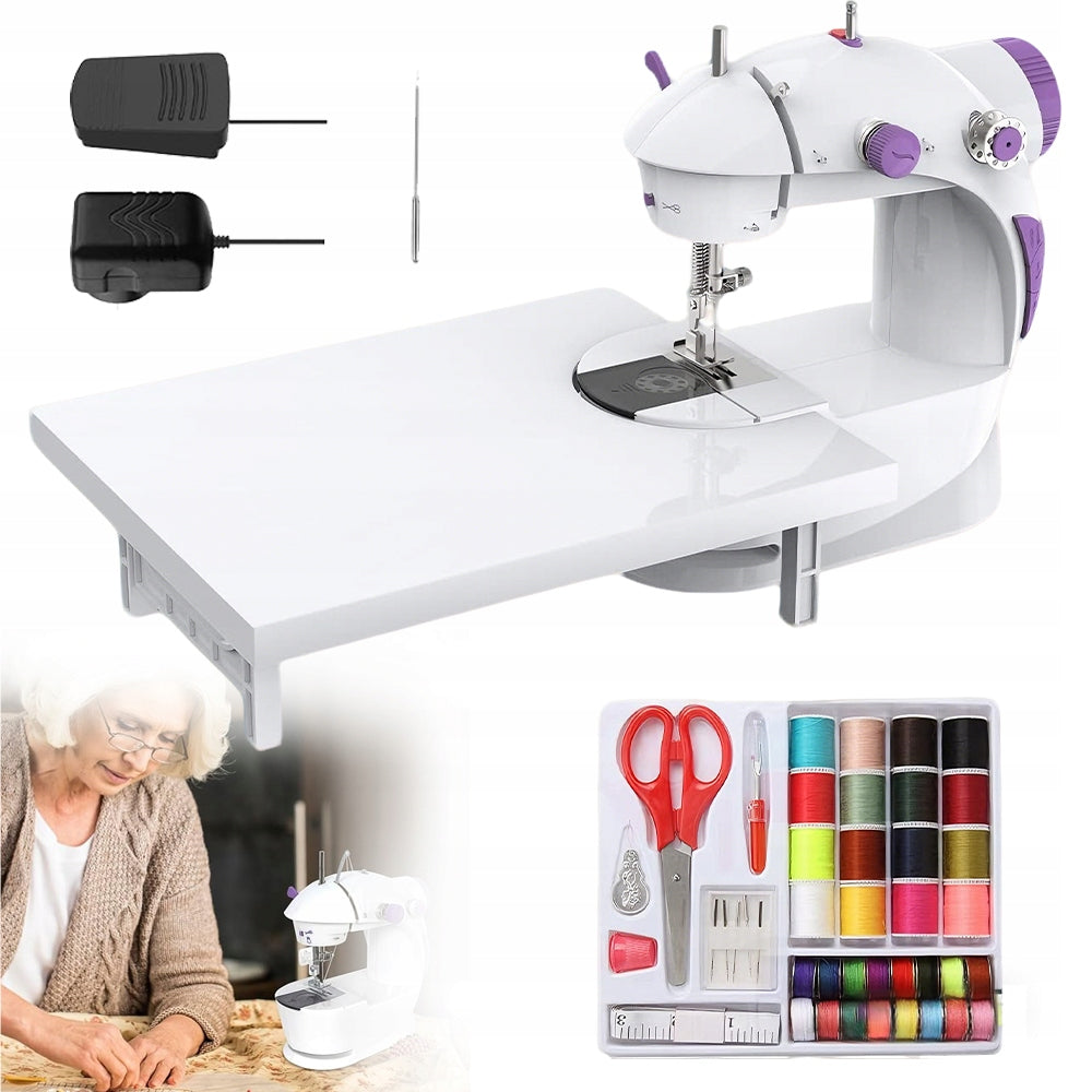 SEWING MACHINE, ELECTRIC SEWING MACHINE WITH SEWING ACCESSORIES