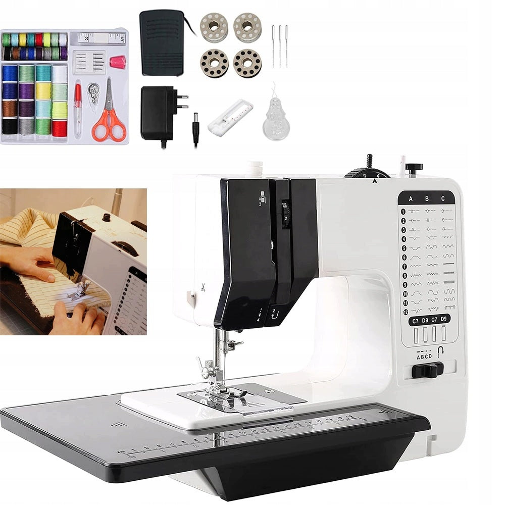 SEWING MACHINE HOME MECHANICAL SOLID 38 PROGRAMS 738-38 + FREEBIES