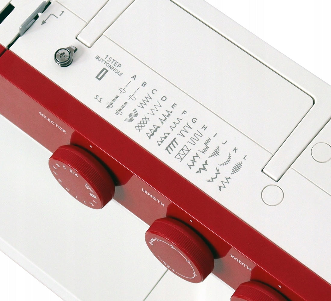 SEWING MACHINE JANOME 1522 RD 25 STITCHES WITH THREADER SET.EQUIPMENT Manufacturer code 1522RD