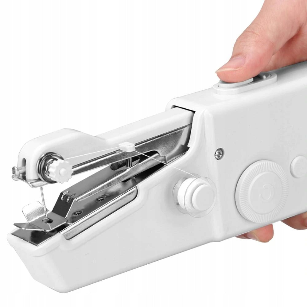 SEWING MACHINE MINI HANDHELD PORTABLE BATTERY TRAVEL THREAD NEEDLE Manufacturer code E138-1