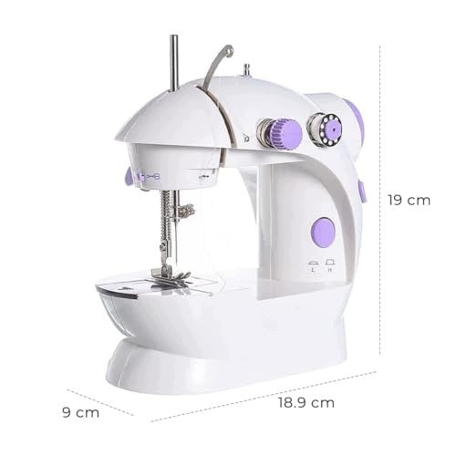 SEWING MACHINE PORTABLE COMPACT LED 2 SPEED BATTERY OPERATED Kid's age 0＋