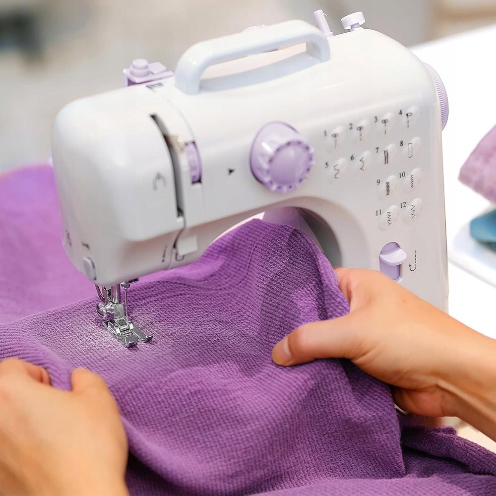 SEWING MACHINE PORTABLE HOME EASY SMALL 12 STITCHES + SEWING KIT Manufacturer code 6902797739184