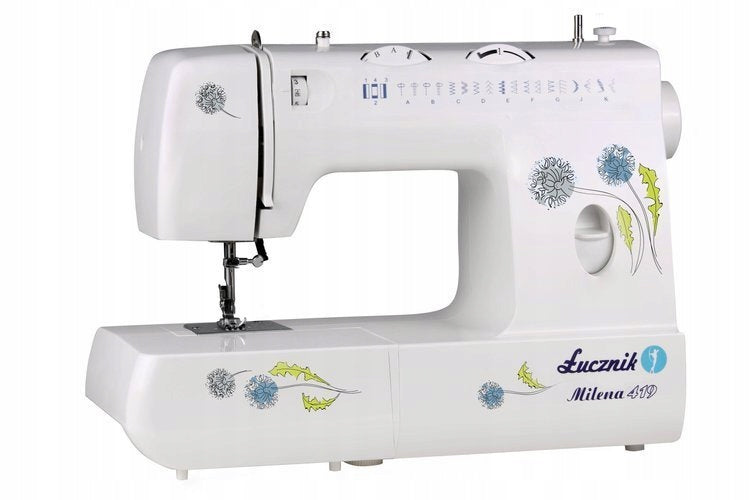 SEWING MACHINE ŁUCZNIK MILENA 419 22 HOME MECHANICAL PROGRAMS Manufacturer code 01.016
