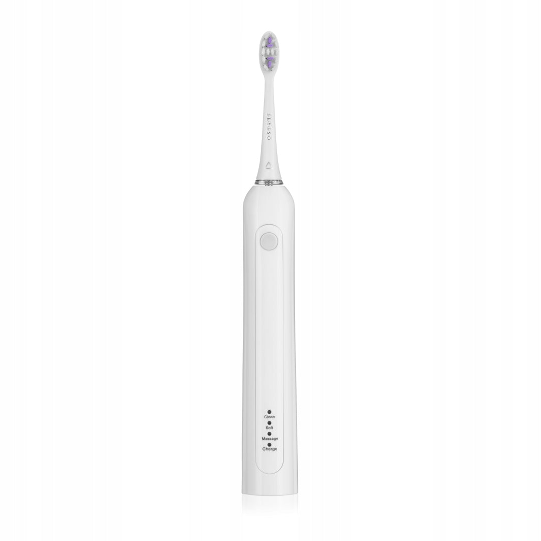 SEYSSO Carbon Basic White Sonic Toothbrush with Travel Case Brand SEYSSO