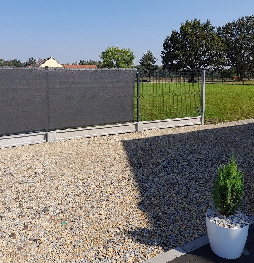 SHADING MESH UV masking GRAPHITE 90% 1,5x25m Height 1.5 m