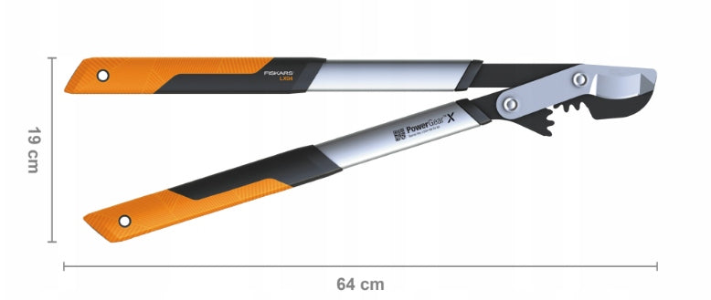 SHARP SCISSOR SHEAR FISKARS TWO-HANDED SHEARS FOR GARDEN BRANCHES 1020187 Product weight with unit packaging 1.35 kg