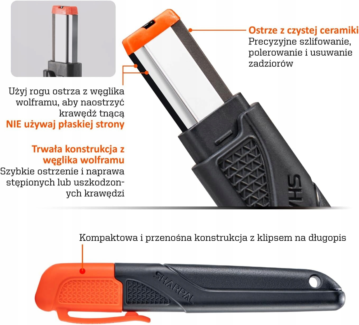 SHARPAL 129N Knife Sharpener Pruner Axes Tool Scissors Packaging status original