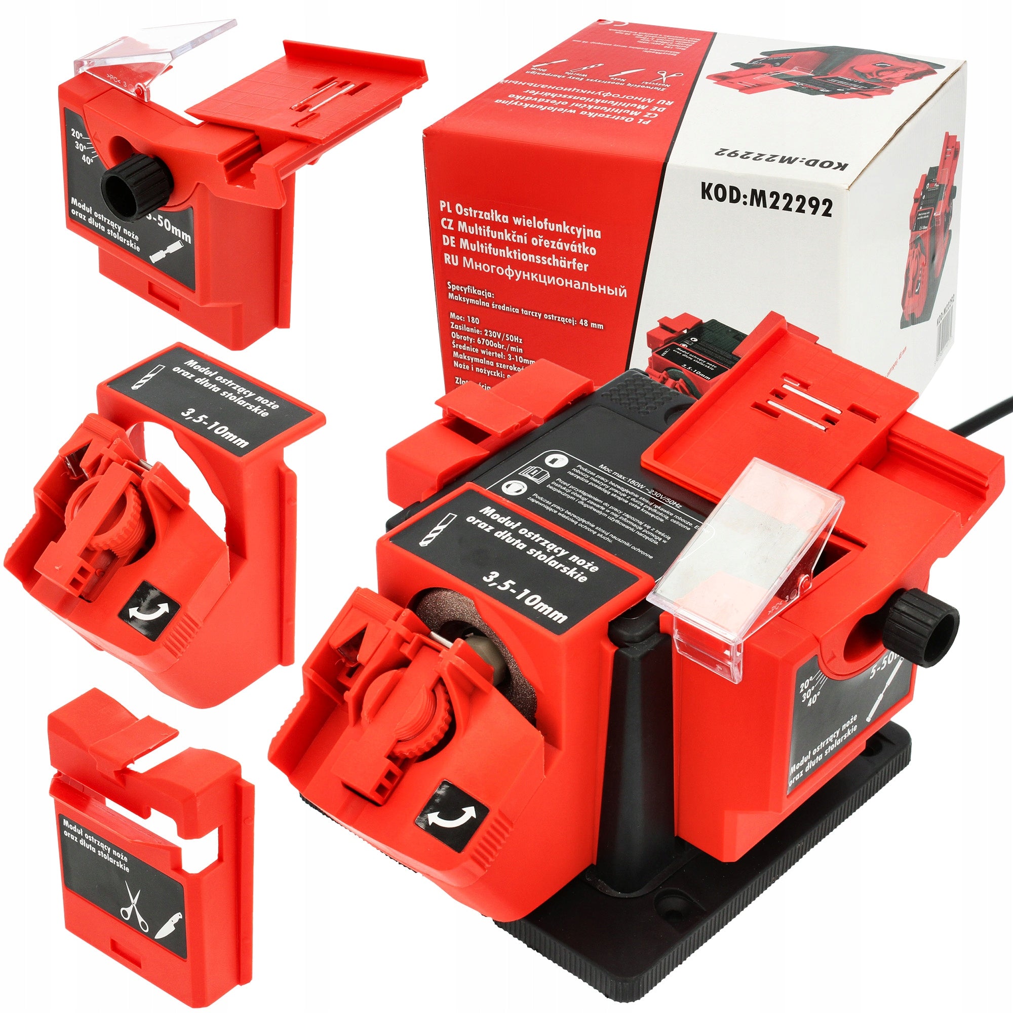 SHARPENER Electric KNIFE DRILL BITS SCISSORS CHISEL Diamond MULTIFUNCTION O8-T
