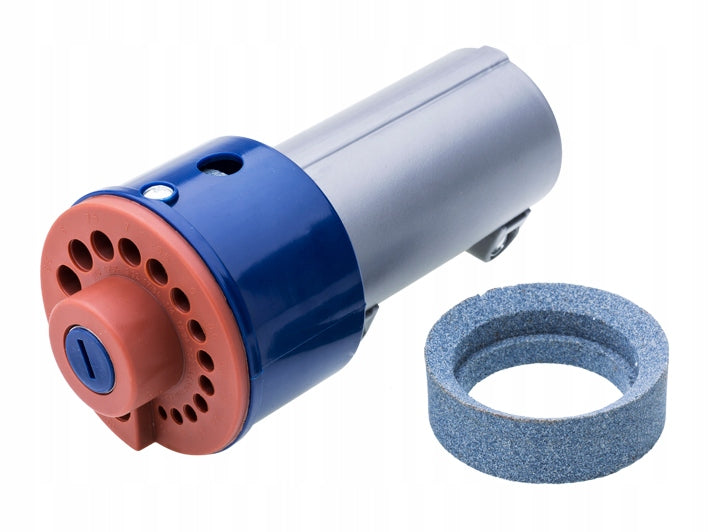 SHARPENER FOR SHARPENING DRILLS + SPARE STONE