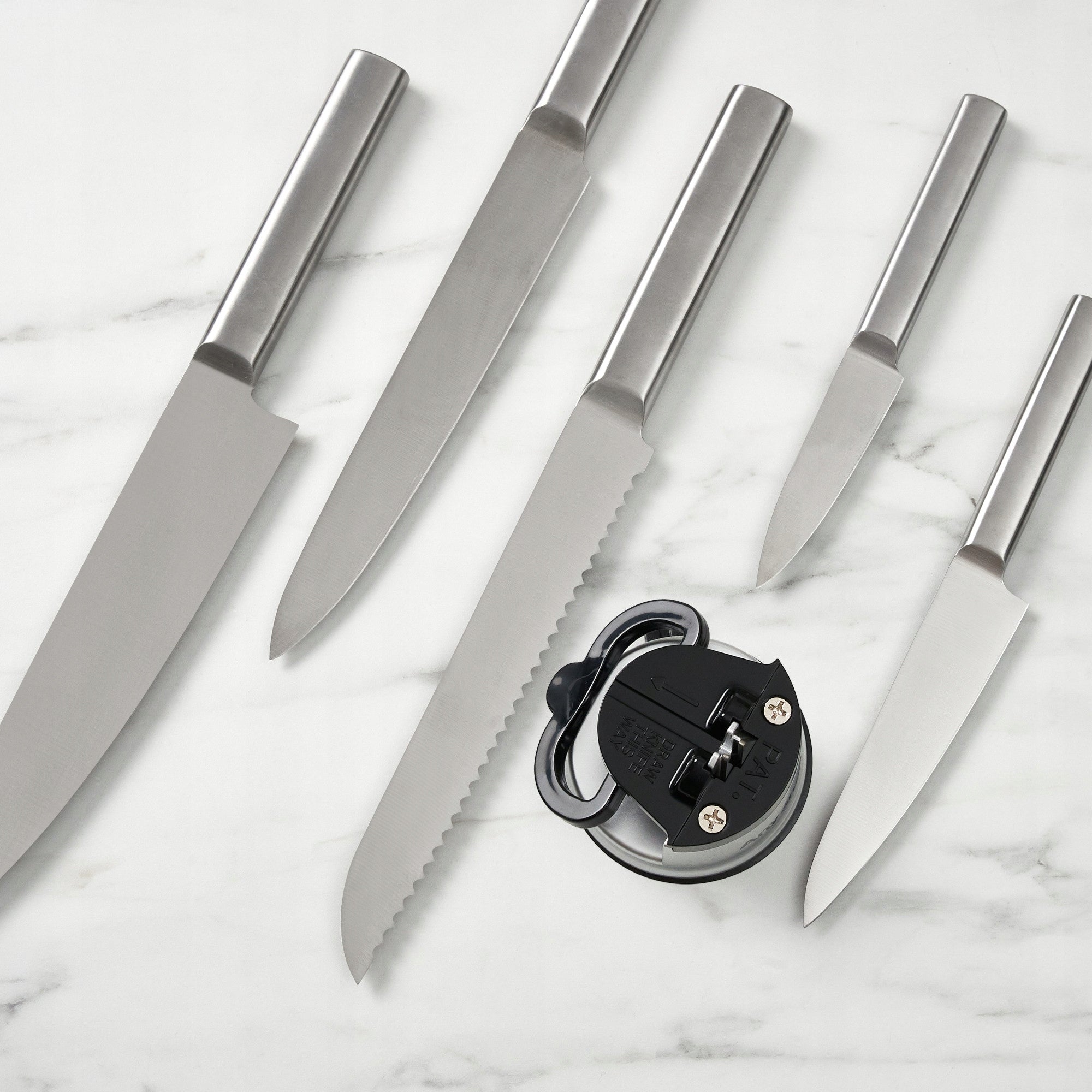 SHARPENER WHETSTONE STALK KITCHEN KNIVES -TUNGSTEN CARBIDE - ANYSHARP - CLASSIC Packaging status original
