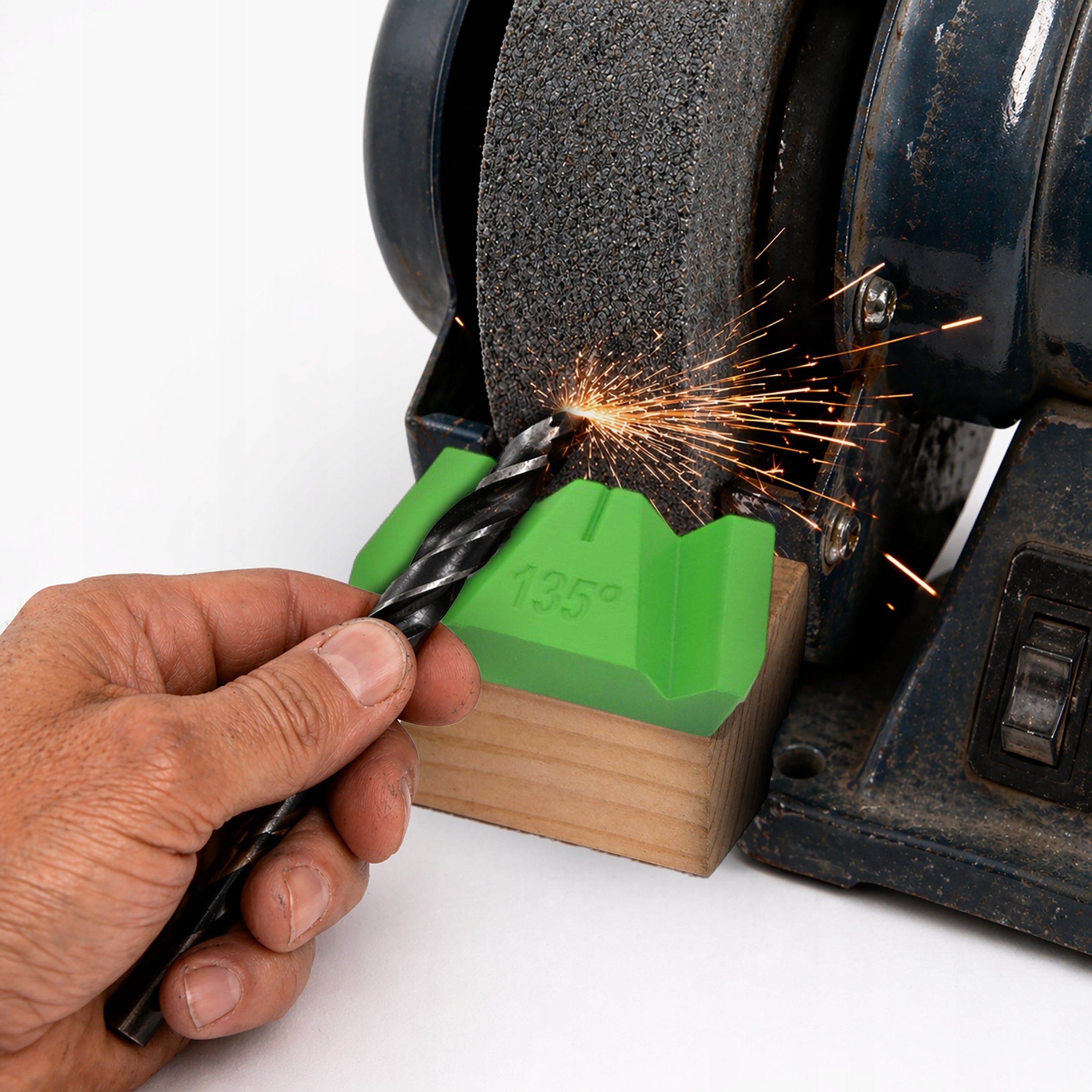 SHARPENING HANDLE, 90° DRILL SHARPENING GUIDE, 118°, 135° Brand no brand