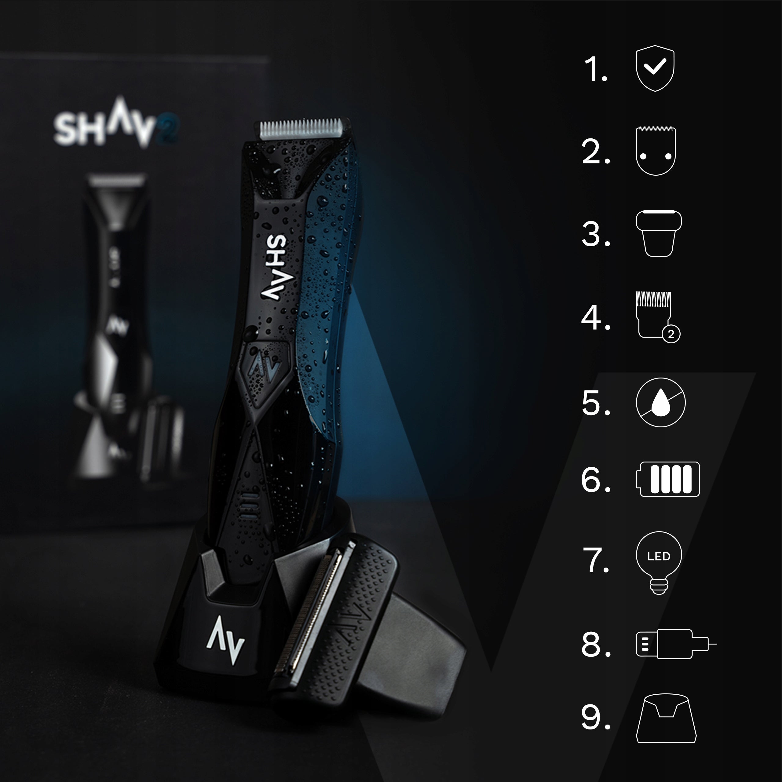 SHAV 2 - Hair Shaving Machine | Beard | INTIMATE PLACES Medical device no