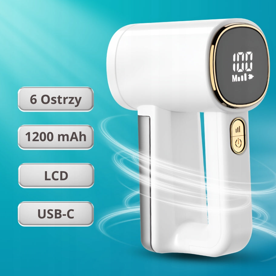 SHAVER CLOTHES MACHINE SWEATERS CORDLESS FOR PILLING 3 POWER MODES Manufacturer code BEZPRZEWODOWA MASZYNKA DO GOLENIA UBRAŃ