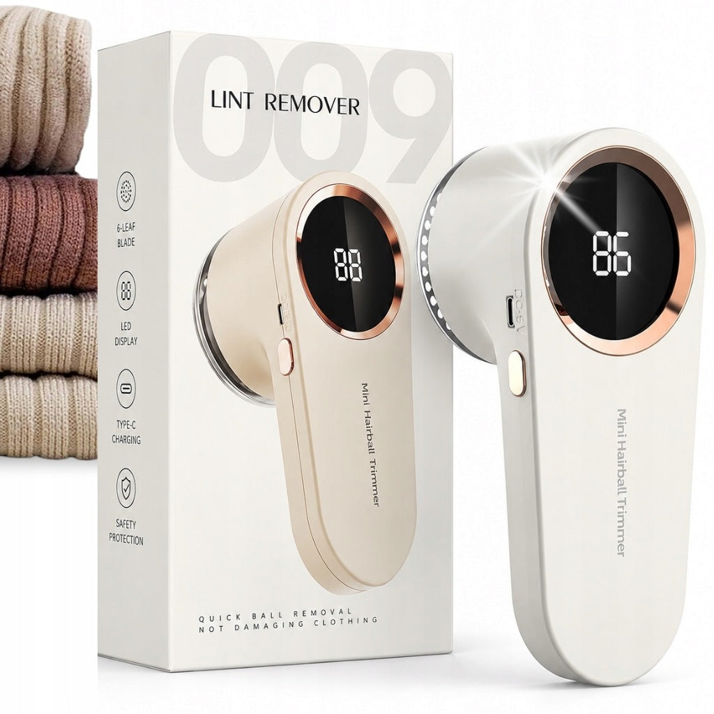 SHAVER FOR CLOTHES UPHOLSTERY SWEATERS COUCH ELECTRIC RAZOR DISPLAY