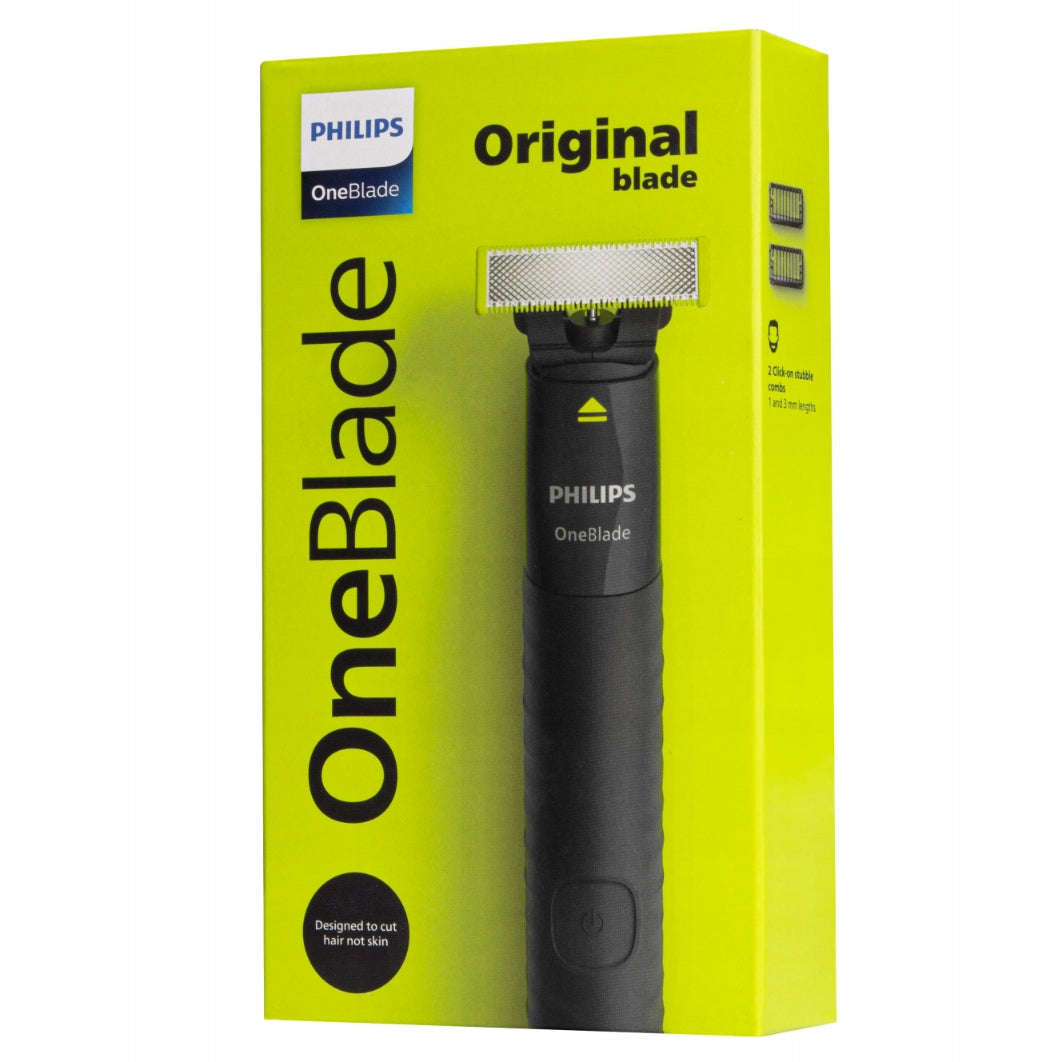 SHAVER PHILIPS ONEBLADE QP1424/10 BLADE + 2 TRIMMER ATTACHMENTS RAZOR Brand Philips