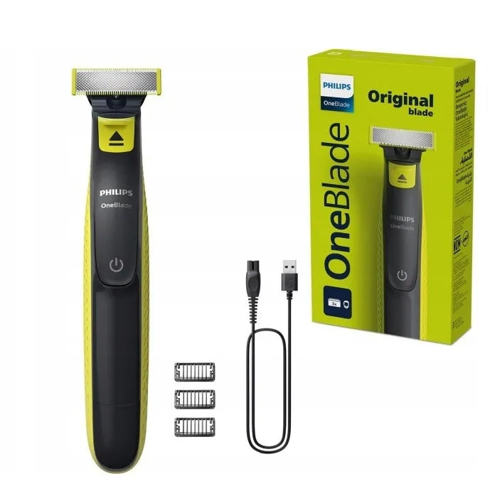 SHAVER PHILIPS ONEBLADE WATERPROOF TRIMMER MAN PERFECT GIFT Manufacturer code GOLARKA ONEBLADE DO CIAŁA BRODY ZAROSTU