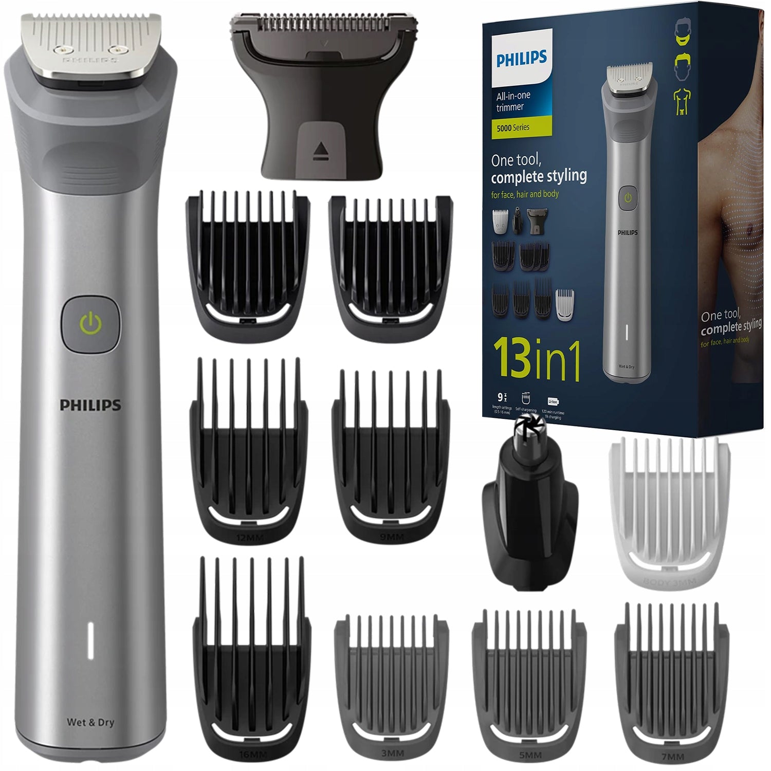 SHAVER TRIMMER RAZOR PHILIPS MG5930/65 MULTIGROOM SERIES 5000 13in1