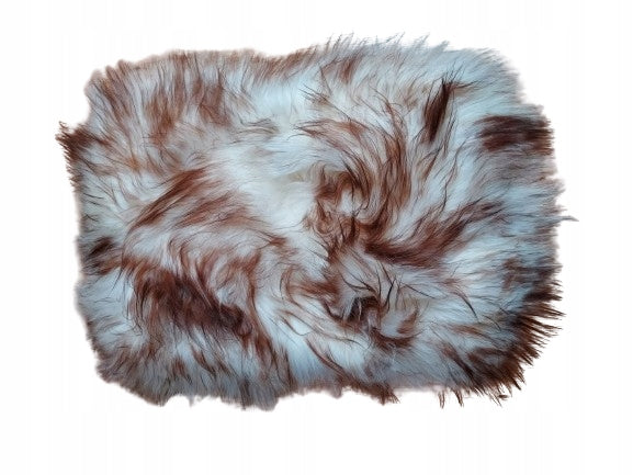 SHEEPSKIN NATURAL BED RUG CARPET UNDER THE LEGS FUR