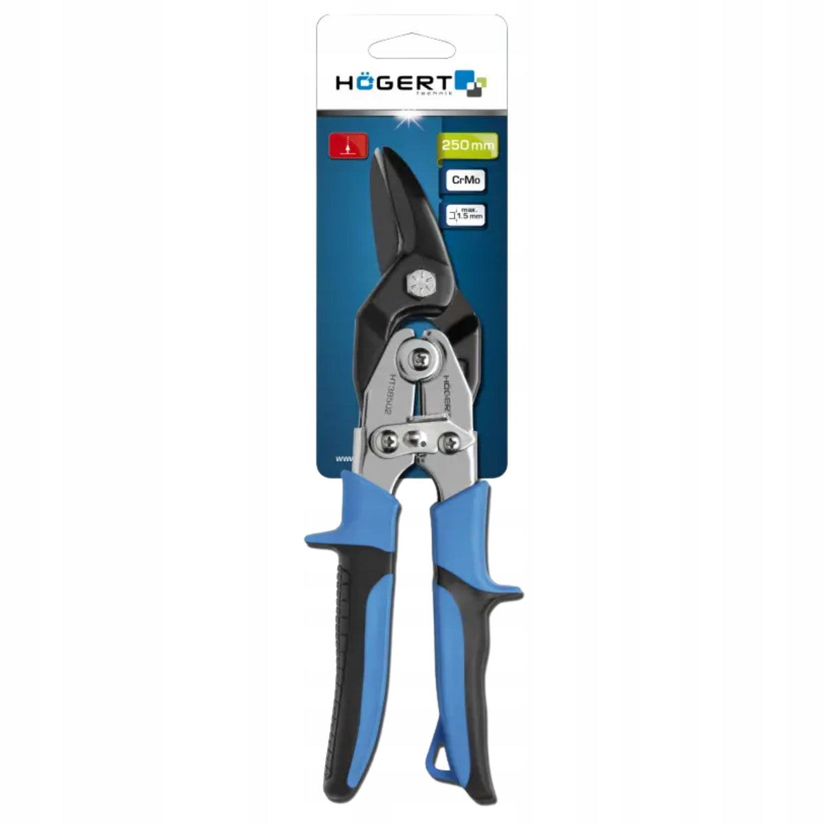 SHEET METAL CUTTING SHEARS RIGHT 250 MM HAND SHEARS Hogert HT3B502 EAN (GTIN) 5901867165176