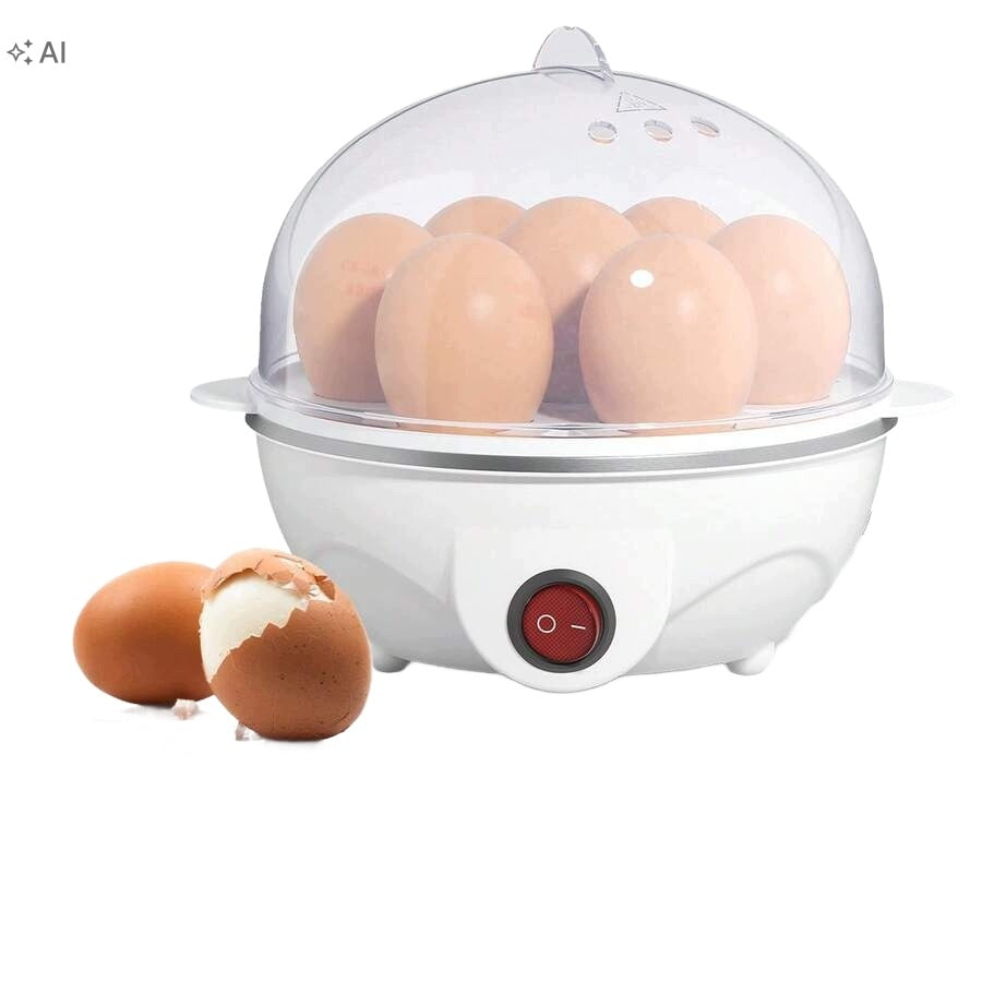 SHEIN ELECTRIC EGG COOKER WITH TRANSPARENT COVER AND 1Ł LAMP