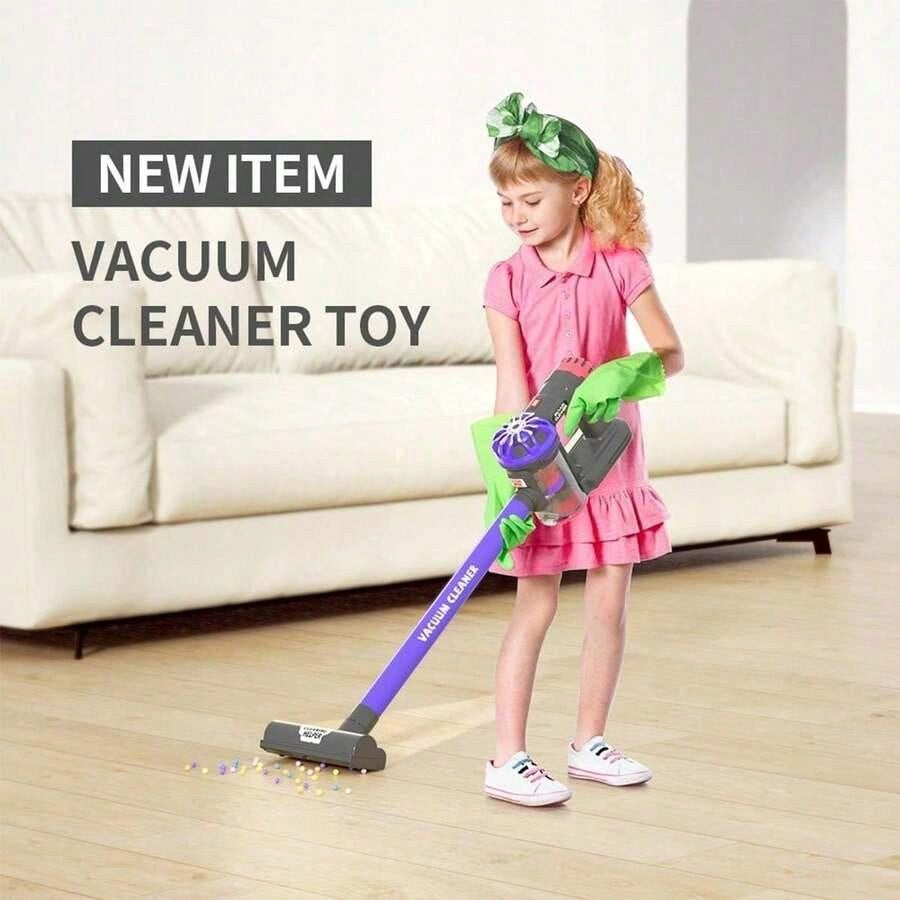 SHEIN PURPLE TOY VACUUM CLEANER S07 Material plastic